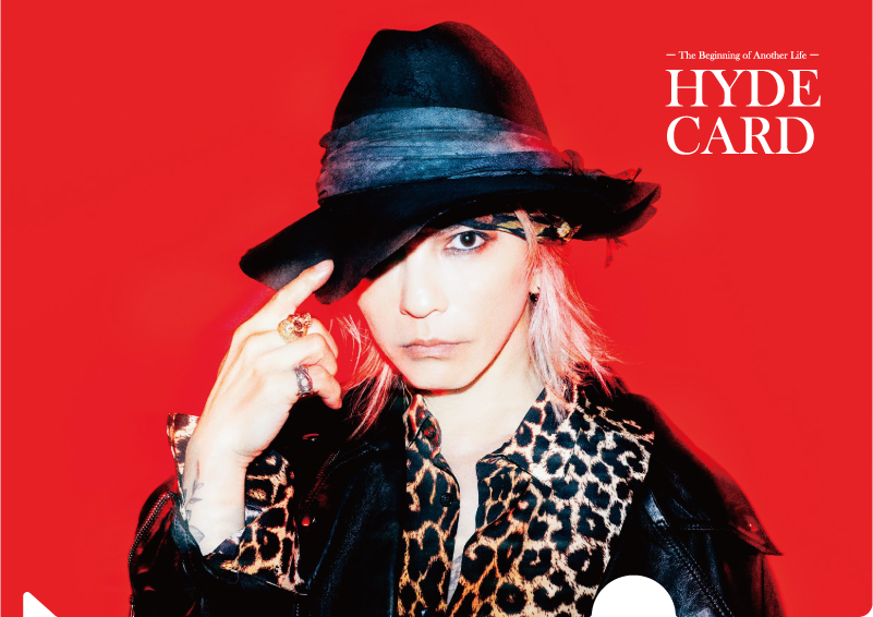 HYDE × LIFE CARD】NEWビジュアル Vプリカ登場＆ツアーにてブース出展