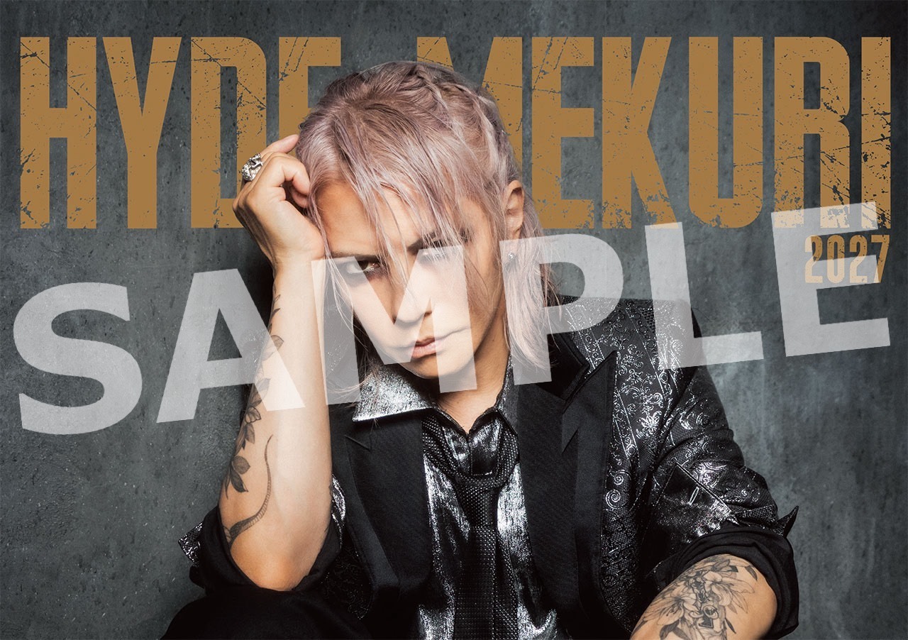 オフィシャルカレンダー『HYDE MEKURI 2027』発売決定！ | HYDEIST Mobile