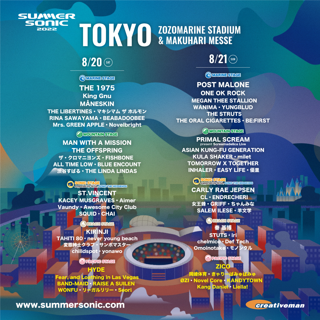 サマソニ東京/1DAYチケット08/20 (土)/SUMMER SONIC - 音楽