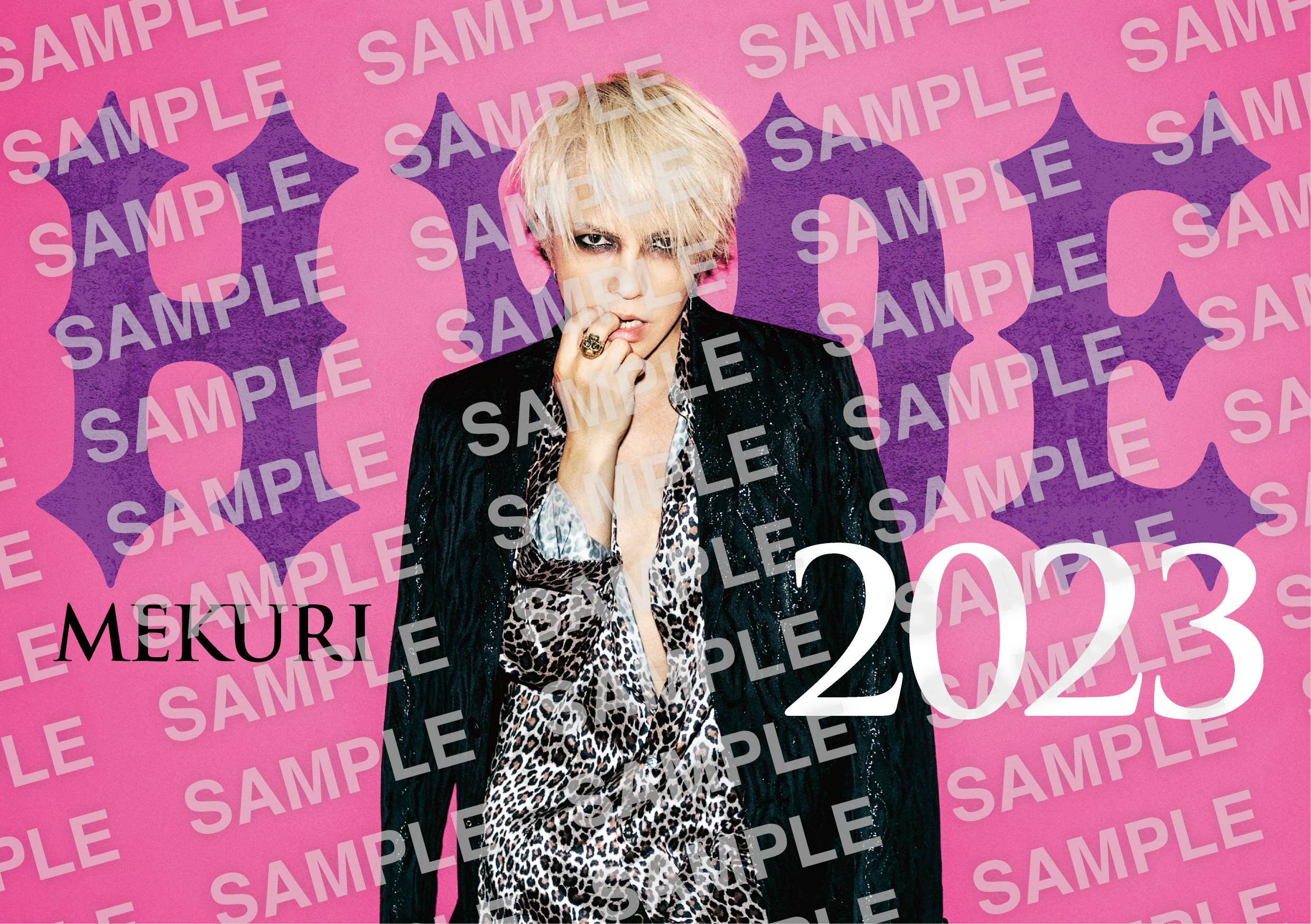 HYDE】オフィシャルカレンダー『HYDE MEKURI 2023』発売決定＆本日より